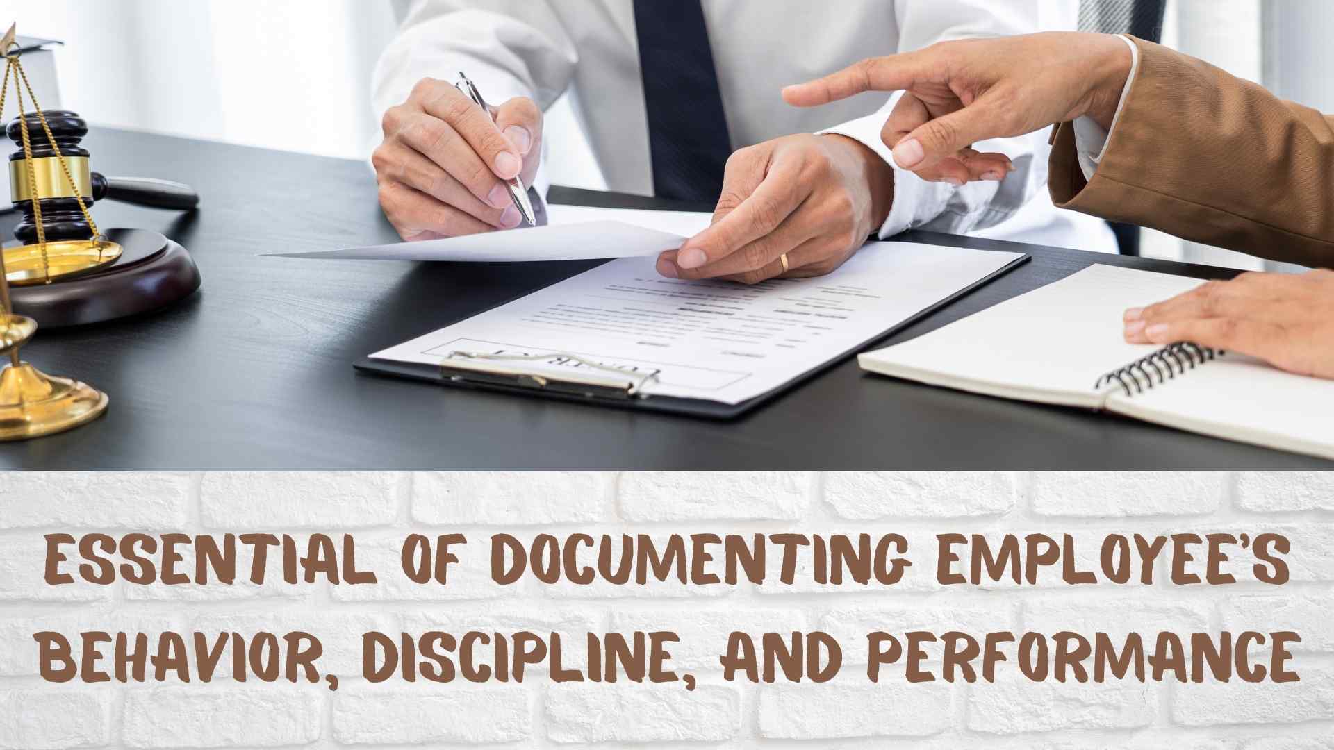 Essentials of Documenting Employee Performance