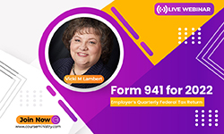 Form 941 for 2022: Employer’s Quarterly Federal Tax Return