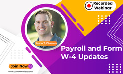 Payroll and Form W-4 Updates