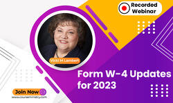 Form W-4 Updates for 2023